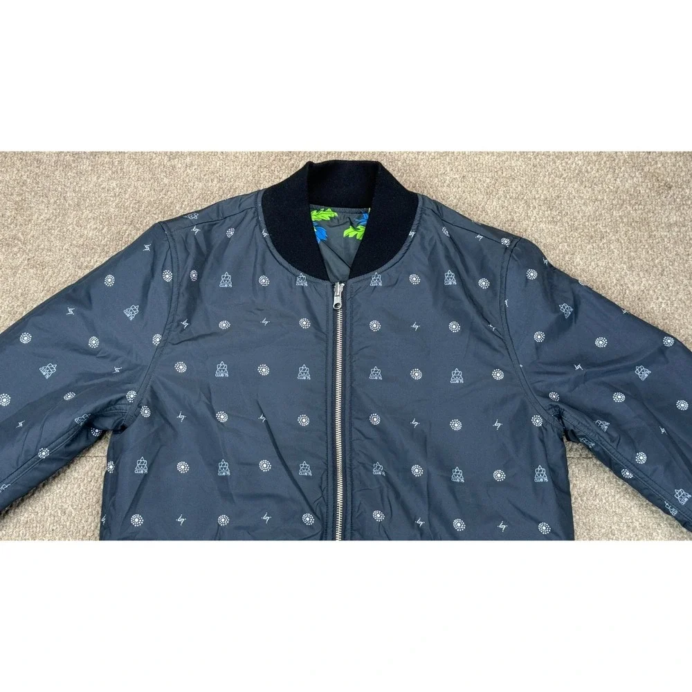 Liful Minimal Garment‎ Club 75 Reversible Rare Parisian Tropic Jacket Size Small